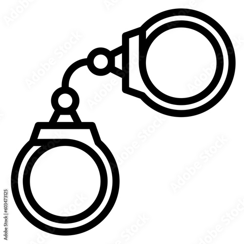Criminal Vector Line Icon