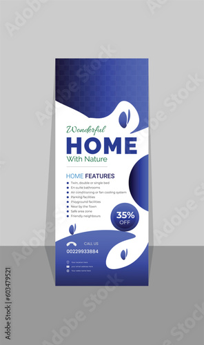 Modern roll up banner design, Creative Roll up banner, Official banner template, Company , Digital, Simple roll up banner.