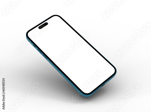 Mockup - Smartphone. Mobile phone Template. Telephone 3d