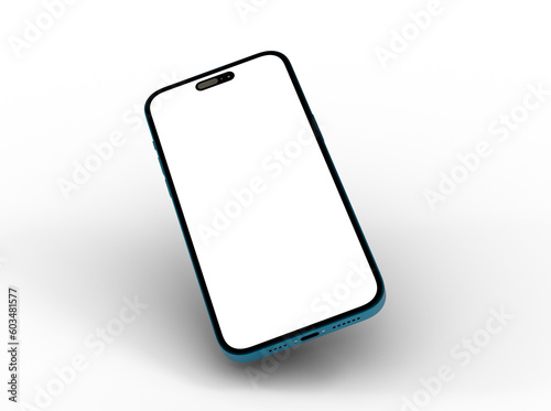 Mock up of smartphone - 3d rendering