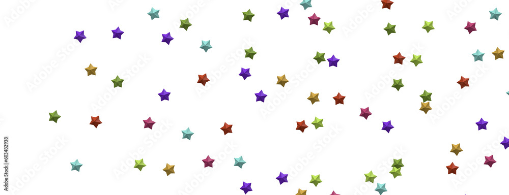 colorful XMAS Stars - A whirlwind of golden snowflakes and stars. New