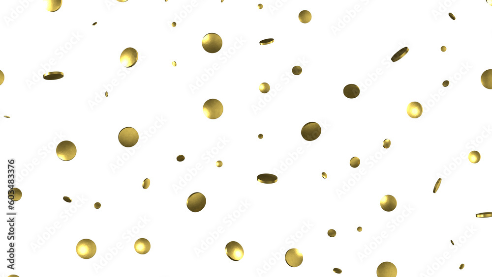 gold confetti