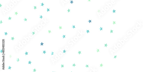 Abstract pattern of random falling silver stars on white background. - png transparent
