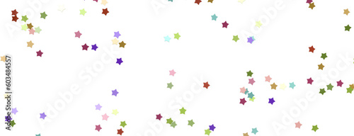 colorful Stars - Festive christmas card. Isolated illustration white background. - png transparent