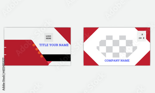 corporate business card design for personal identity