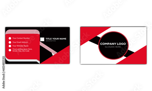 corporate business card design for personal identity