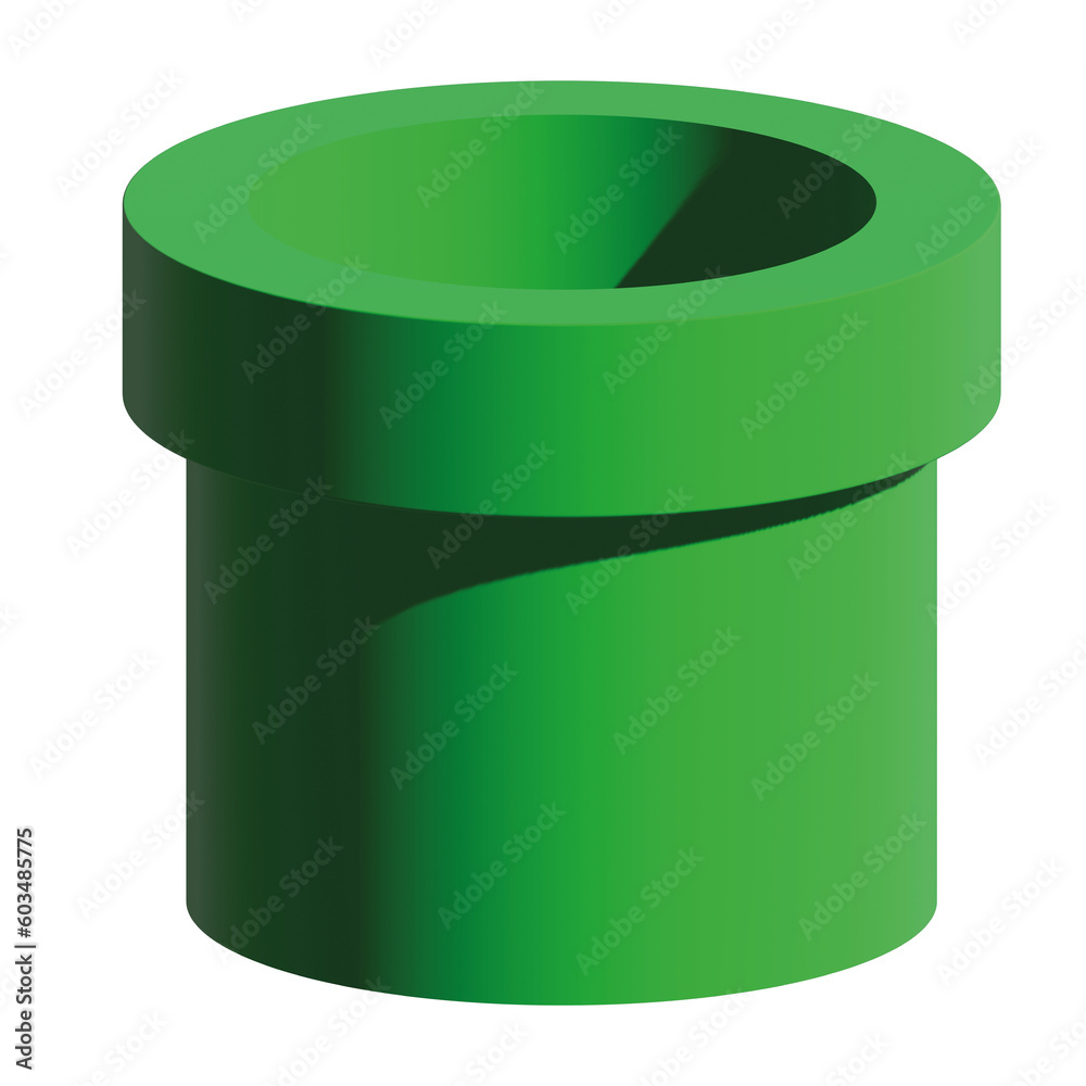 Obraz premium green plastic bottle