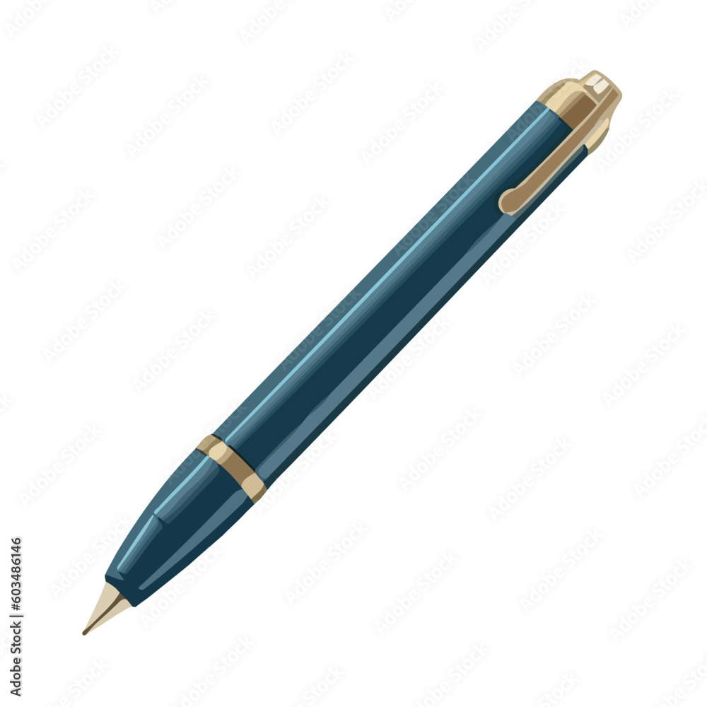 fountain pen on white background fountain pen on white background