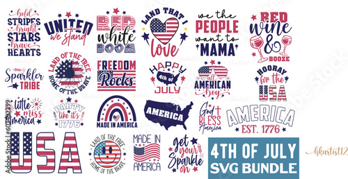 4th of July Craft design Bundle.