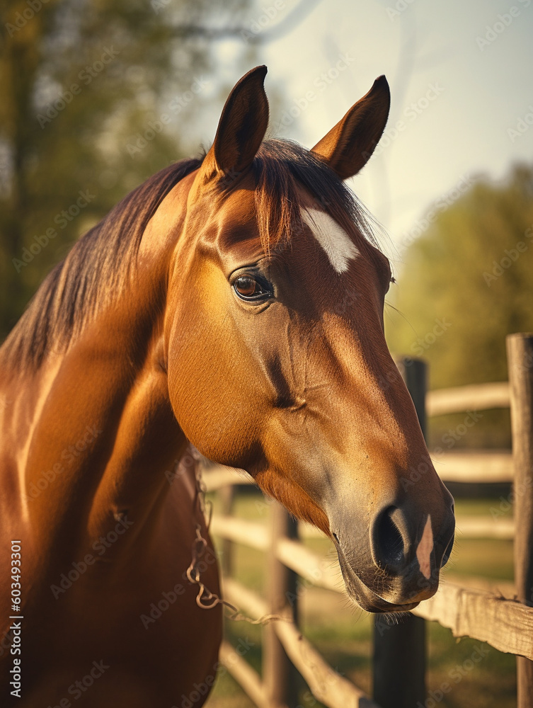 Fototapeta premium portrait of a horse