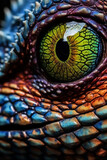 eye of the lizard, dragon, monster, natural, animal, zoo, eyes, iguana, reptil