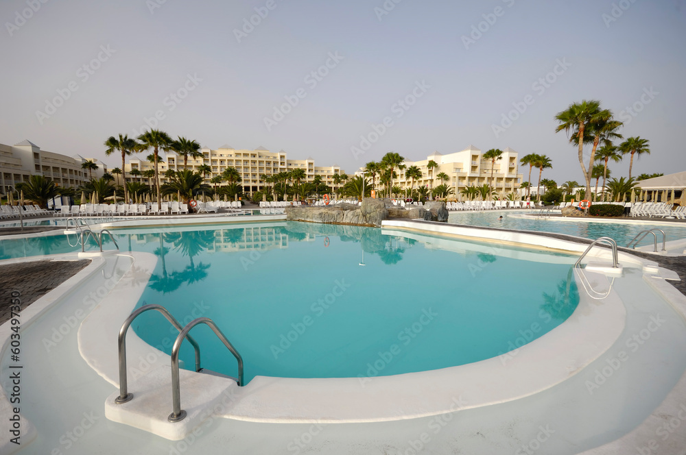 Nice pool at a hotel resort