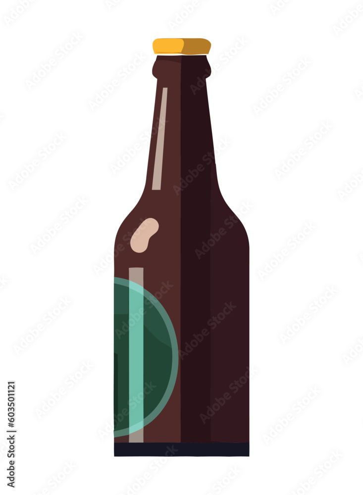 Foamy beer in a glass, perfect refreshment Foamy beer in a glass, perfect refreshment