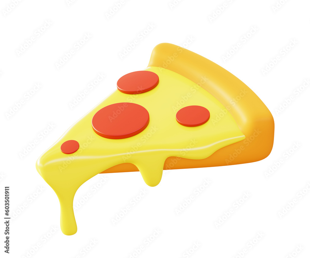 3d illustration icon of pizza fast food for UI UX web mobile app social media ads 3d illustration icon of pizza fast food for UI UX web mobile app social media ads