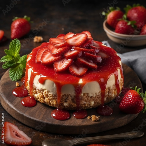 いちごのチーズケーキ
