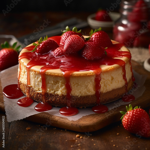 いちごのチーズケーキ