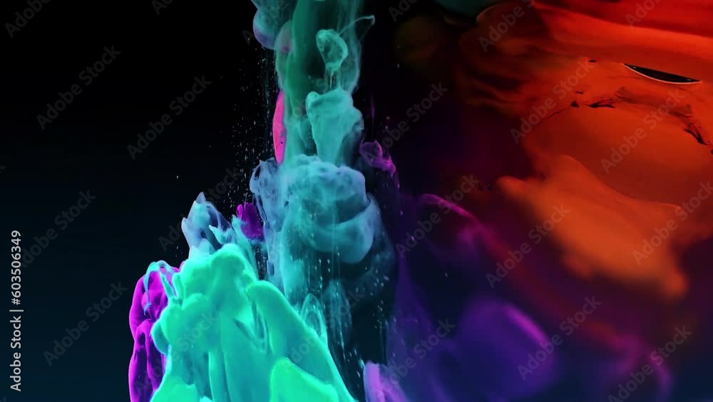 colorful gradian abstract loop background animation in 4k