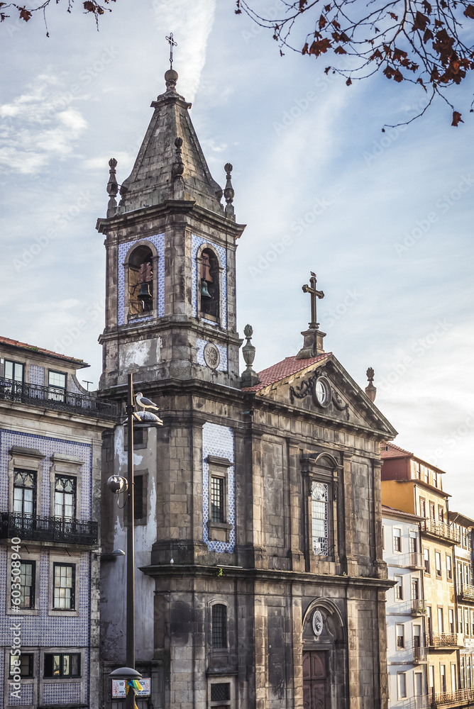 Sao Jose das Taipas Church in Vitoria area of Porto, Portugal