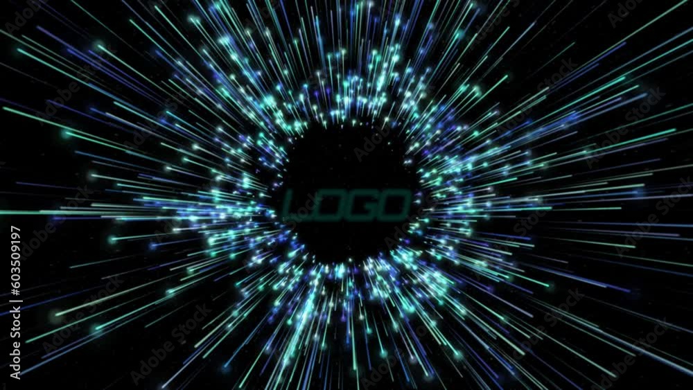 3d abstract animated background for business media. Geometric wave animation. Blinding visual effect.for modern logo slideshow. Smooth spin.
