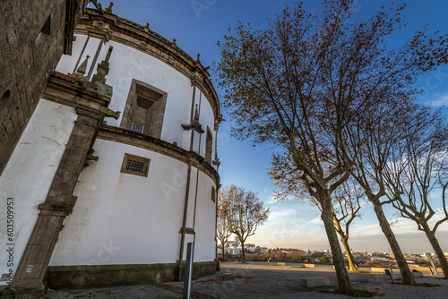 Church of Serra do Pilar monastery in Vila Nova de Gaia city, Portugal