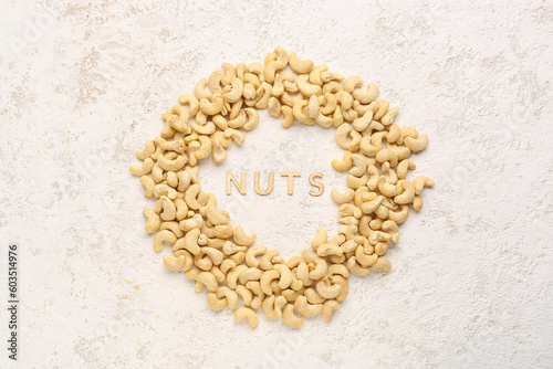 Frame made of cashew and wo...