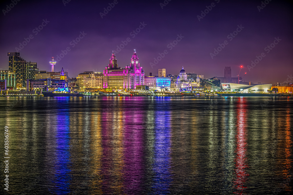 Liverpool Waterfront at night