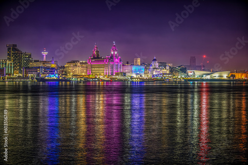 Liverpool Waterfront at night