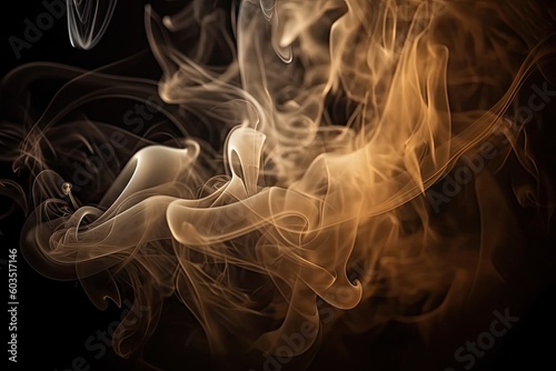 Abstract smoke background. Ai generative.