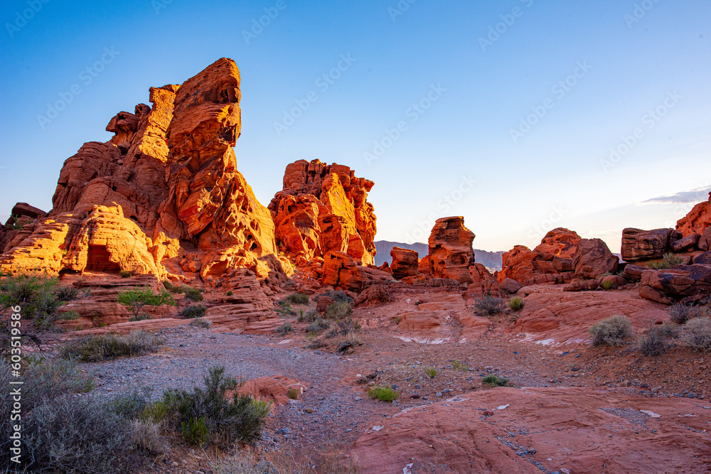 Sunrise over Valley of Fire State Park, Nevada