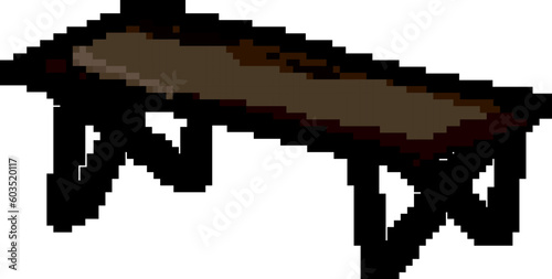 tourist cot camp game pixel art retro vector. bit tourist cot camp. old vintage illustration