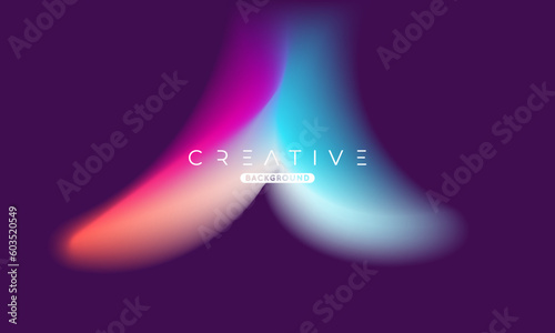 Abstract liquid gradient Background. Fluid colour mix. Blue and Red vivid color blend. Modern Design Template For Your ad Banner, Poster, Cover, Web page, Brochure, and flyer. Vector Eps 10
