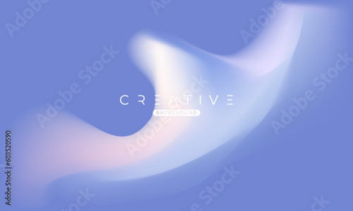 Abstract liquid gradient Background. Fluid colour mix. Blue and White vivid color blend. Modern Design Template For Your ad Banner, Poster, Cover, Web page, Brochure, and flyer. Vector Eps 10