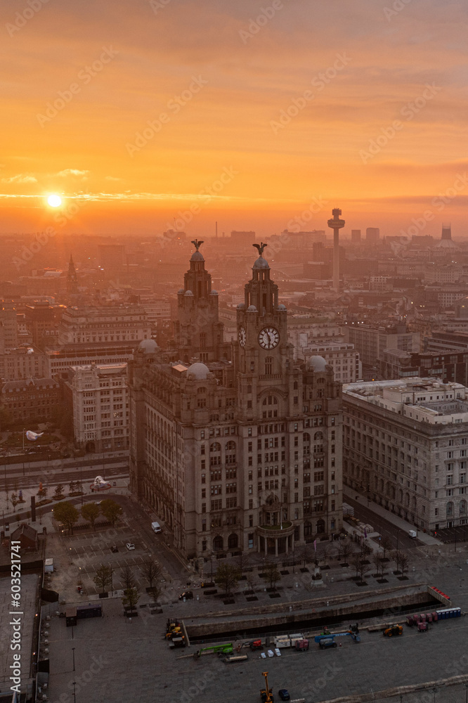 Fototapeta premium Liverpool Sunrise