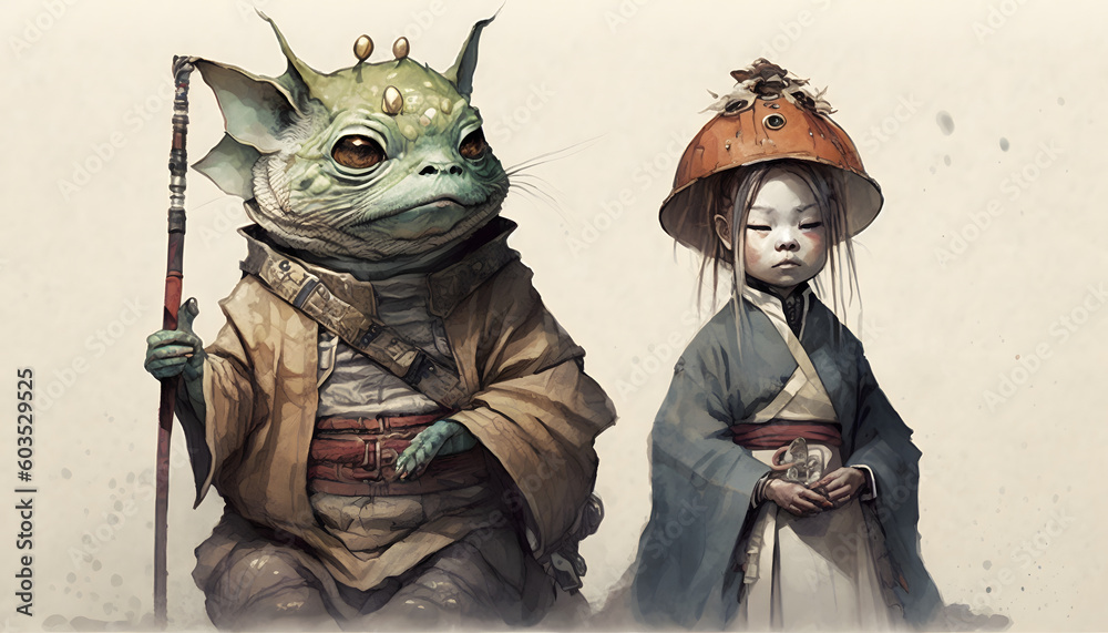 A Yōkai or Yokai. Yōkai are often referred to as Japanese spirits or