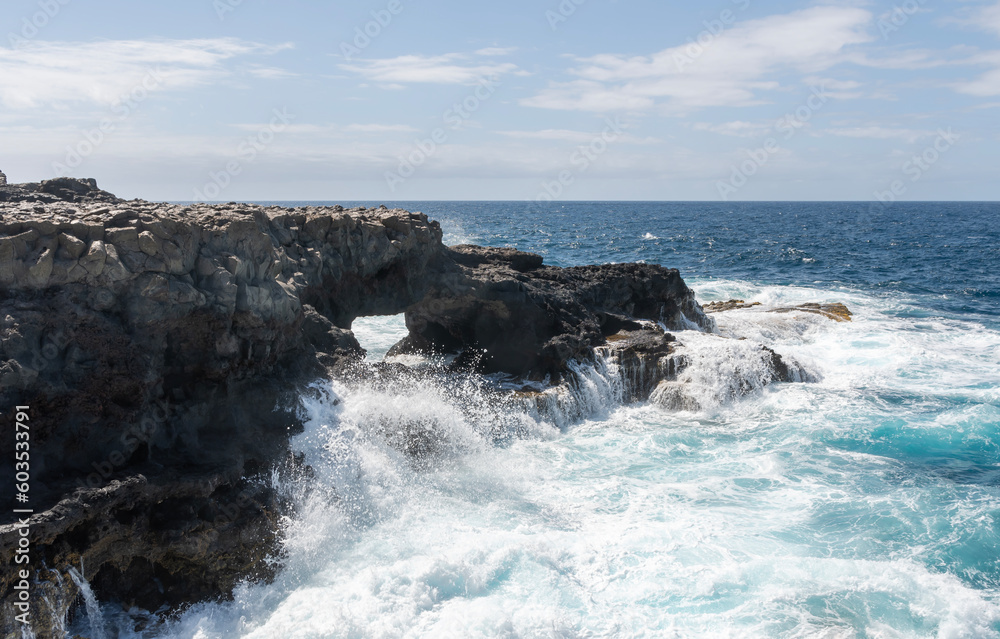 Wild coast of the island of El Hierro, Canary. Wild coast of the island of El Hierro, Canary.
