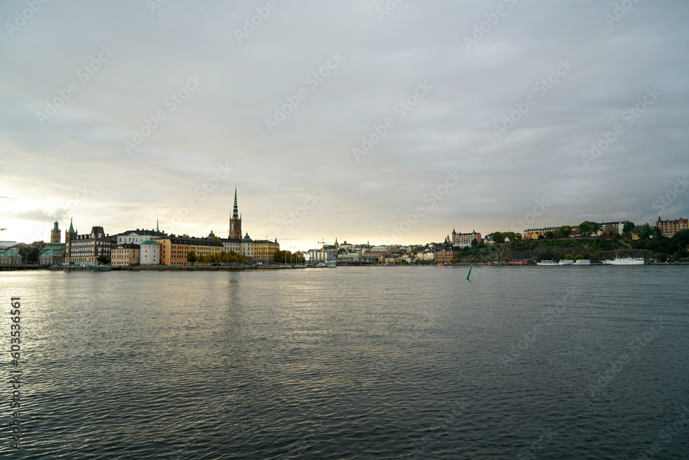View of Gamla Stan in Stockholm, Sweden in the morning View of Gamla Stan in Stockholm, Sweden in the morning