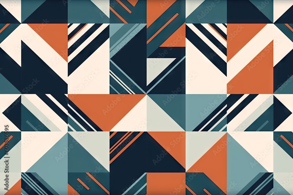 Seamless pattern, Abstract geometric Seamless pattern, Abstract geometric