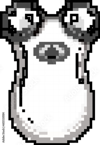 skin face massager game pixel art retro vector. bit skin face massager. old vintage illustration