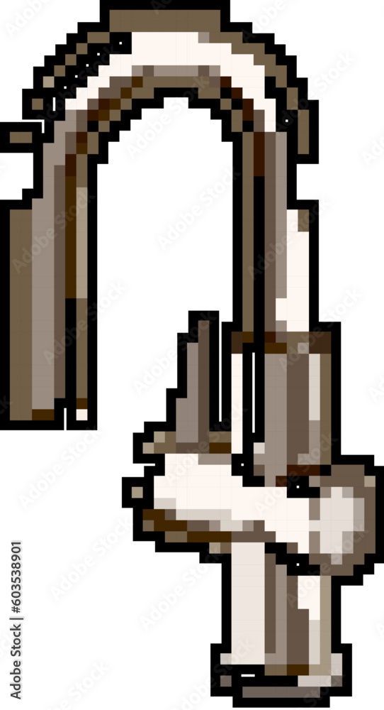 sink faucet water game pixel art retro vector. bit sink faucet water. old vintage illustration sink faucet water game pixel art retro vector. bit sink faucet water. old vintage illustration