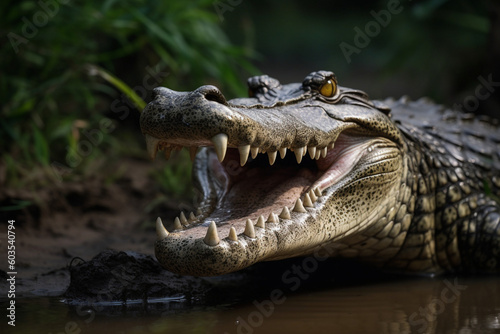 a crocodile opening its mouth © imur