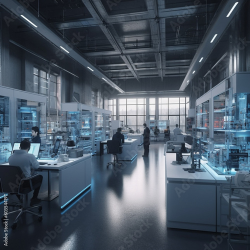 interior of the science lab © mech