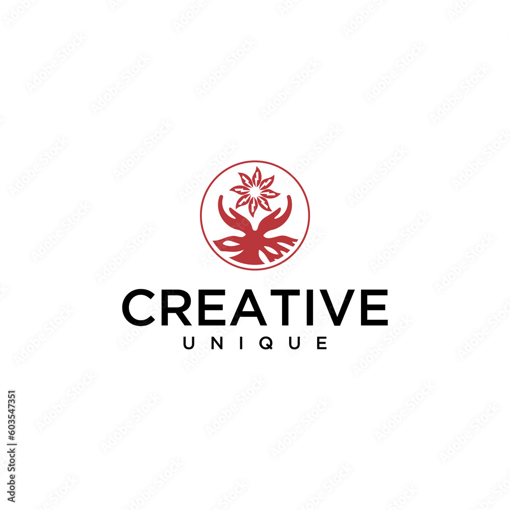 energy vector logo design with the concept of a hand and leaf tree root which means strength energy vector logo design with the concept of a hand and leaf tree root which means strength