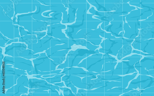 texture of water, rippled on the swimming pool