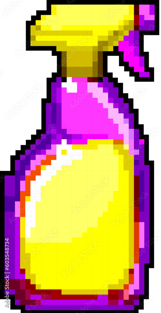 spray glass cleaner game pixel art retro vector. bit spray glass cleaner. old vintage illustration spray glass cleaner game pixel art retro vector. bit spray glass cleaner. old vintage illustration
