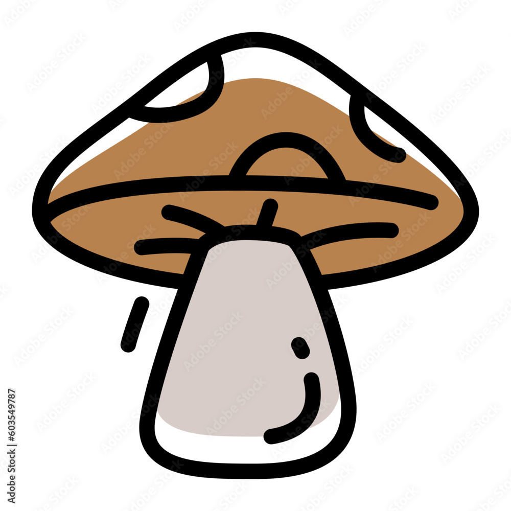 Mushroom Simple Line Icon Logo Symbol Mushroom Simple Line Icon Logo Symbol