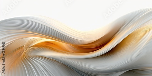 abstract white and gold swi...