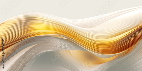 abstract white and gold swi...