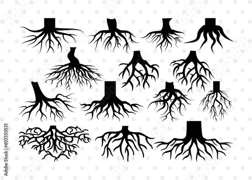 Roots SVG Cut Files | Roots Silhouette | Tree Roots Svg | Family Tree Svg | Plant Roots Svg | Forest Svg | Roots Bundle
