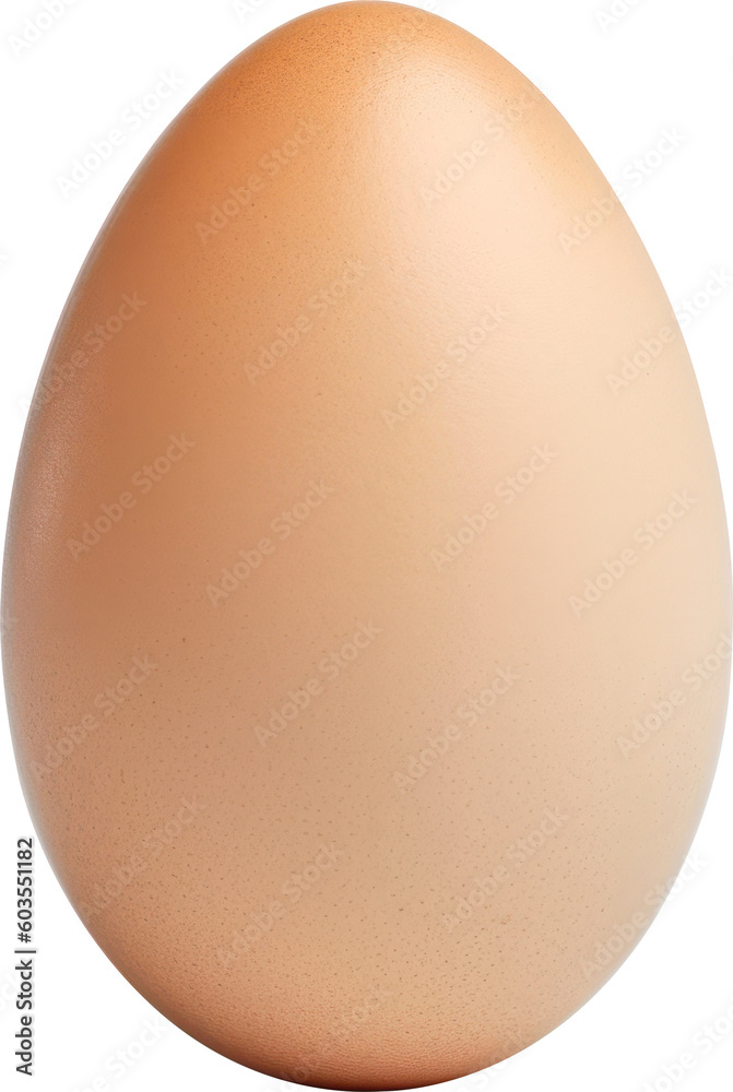 Chicken egg isolated. Generative AI. Chicken egg isolated. Generative AI.
