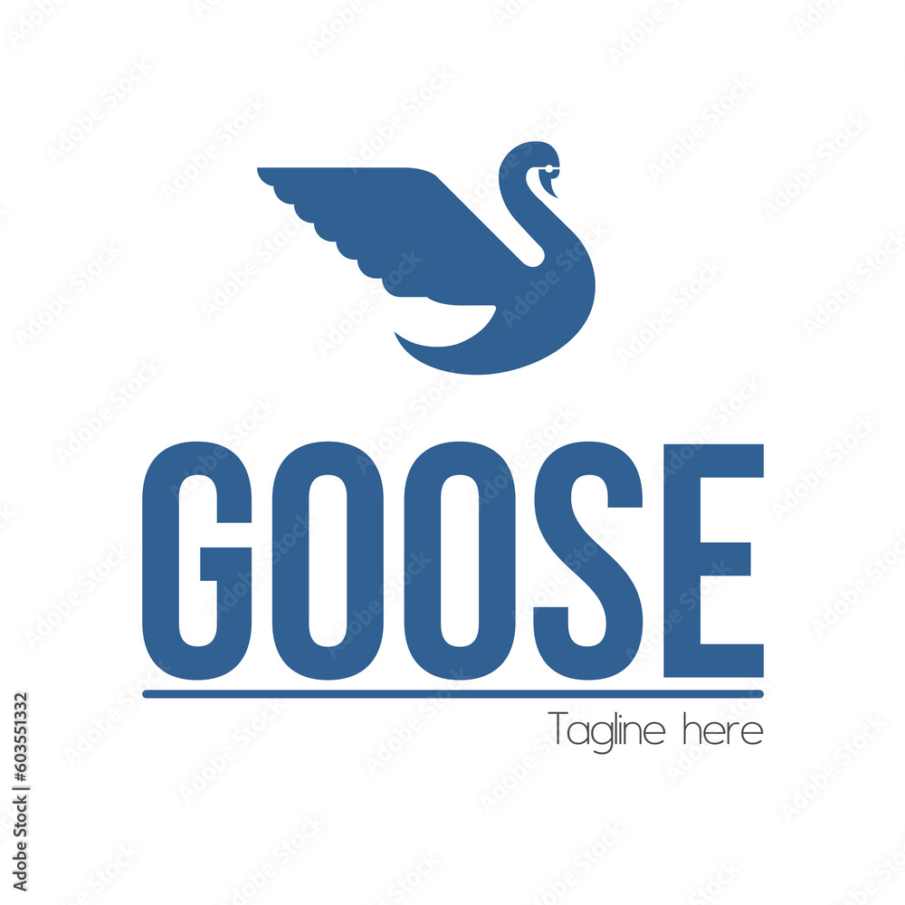 Goose logo design premium vector Goose logo design premium vector
